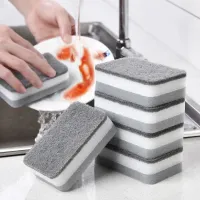 Double Side Washing Mushroom on Dishes, Strong Cleaning, Double Mushroom on Dishes, Accessories for Washing Dishes in Kitchen