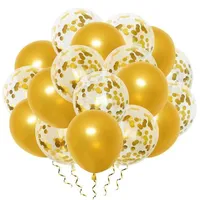 Set of 20 balloons with confetti