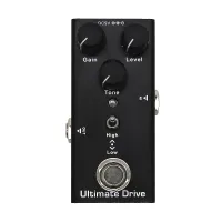 Distorting Pedal Electric Guitars Maximum Effects Changers Level Profit High Low DC Power 9V Black