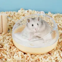Luxury toilet and bathroom in hamster cage - several color variants