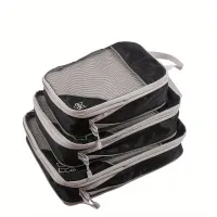 Compression packaging cubes 3 pcs travel organizer on