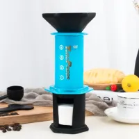 Přenosný cestovní french press - přístroj na překapávanou kávu