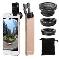 Widescreen lens for mobile phone camera - More colours