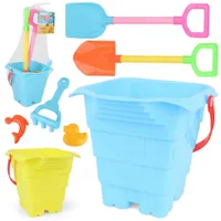 Set of soft silicone beach toys for children SandBox-Set