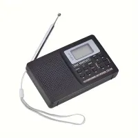 Portable digital am fm stereo radio fm/am/sw/lw/tv audio digital tuning fullband radio receiver with alarm