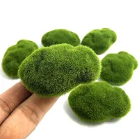 Artificial decorative moss