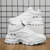 Mužské trendy Chunky Sneakers, pohodlné Proslip Sneakers Voľné topánky s mäkkým sedadlom