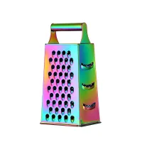 Four-sided stainless steel grater rainbow Yuri