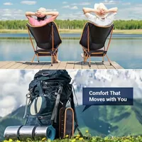 Removable portable folding monthly chair - Ideal for camping, beach, fishing