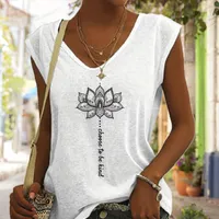 Graphic tank top, ladies summer and spring cotton tank top for leisure