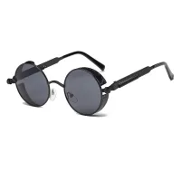 Męskie okulary przeciwsłoneczne w stylu steampunk