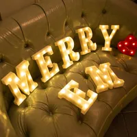 Lighted ornament letters