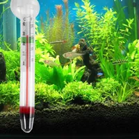 Glass aquarium thermometer