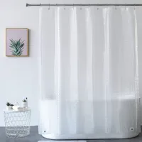 Shower curtain transparent