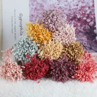 400 matné kvetinové tyčinky s imitáciou omietky pre DIY tvorbu