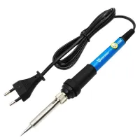 Electric solder with adjustable temperature 200-45°C Iron for repair with tin tips 60 W 220 V Professional solder pistol 18,5 cm