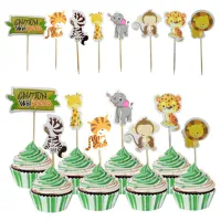 Party cupcake cupcake cupcake and decorative toothpicks - set 24pcs
