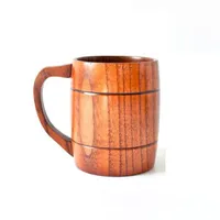 Wooden beer mug