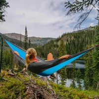 Outdoor indestructible hammock/sleeping net