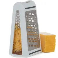 Two-way grater with magazine