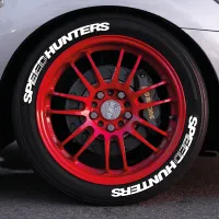 8ks pro 4 pneumatiky 3D samolepky s písmeny Jednodílné PVC vodotěsné a odolné pneumatiky Trend Car Dekorativní příslušenství Univerzální samolepka kol