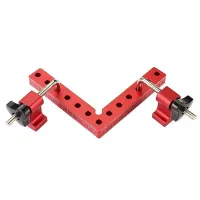 90 degree corner clamps L-shaped angle ruler metric positioning