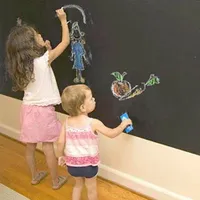 Sticking board on the wall for drawing chalk