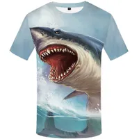 Men's T-shirt with 3D print Shark
