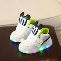 Children's light-up sneakers with Mickey Mouse