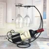 Stand for wine and glasses