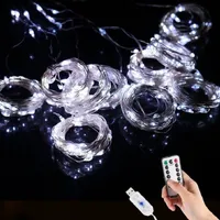 Guirlande lumineuse à télécommande 3 x 3 m 300 LED