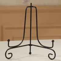 Iron stand for plates and plates
