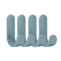 Self-adhesive plastic hooks 4 pcs