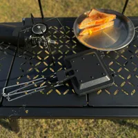 Double-sided pan for toasts and waffles with non-sticky surface for steaks