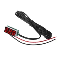 Mini red digital thermometer