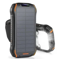 Solar power bank with lighting 26800 mAh