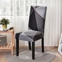 Housses élastiques pour chaises avec design stylé en plusieurs motifs - housse en spandex pour chaises