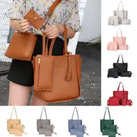 Set geanta de lux din patru piese în diferite variante de culoare