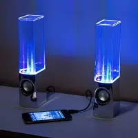 LED tančící vodní reproduktory