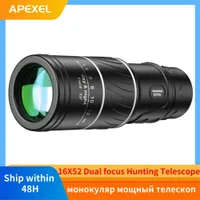 Powerful 16x52 Long Range HD Spotting Scope Super Zoom Monocular Optical sight For Camping Fishing