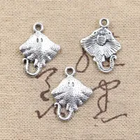 25 pieces of 'Pijavice' pendants (an antique silver colour) for own jewelry production