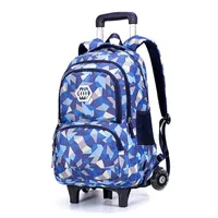 School backpack on wheels