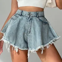 Women's modern loose skirt style shorts