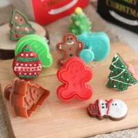 Set decorațiuni de Crăciun pentru prăjituri cu ștampilă
