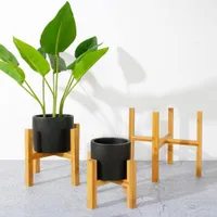 Suport original din bambus pentru plante