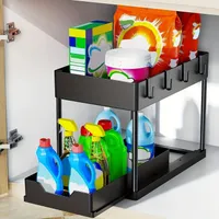 Two-piece organizer under the sink