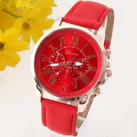 Ladies watch in unique design - Red