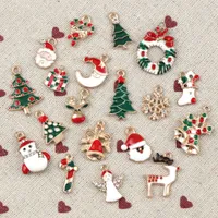 Christmas metal tree ornaments (random style 10pc)