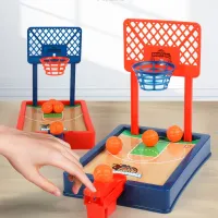 Mini zabawny zestaw stołowy do gry w koszykówkę stołową -