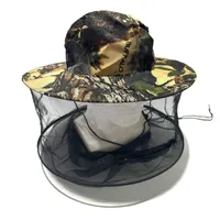Pălărie de exterior pliabilă unisex cu plasă de insecte - 3 culori